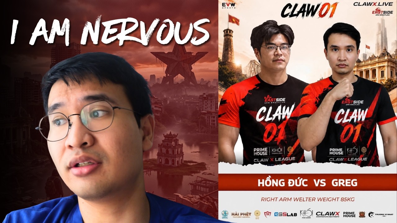 2 Days Before My First Armwrestling Supermatch in Vietnam | Claw01