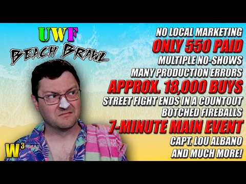 The WORST Wrestling PPV of 1991? | UWF Beach Brawl Review background