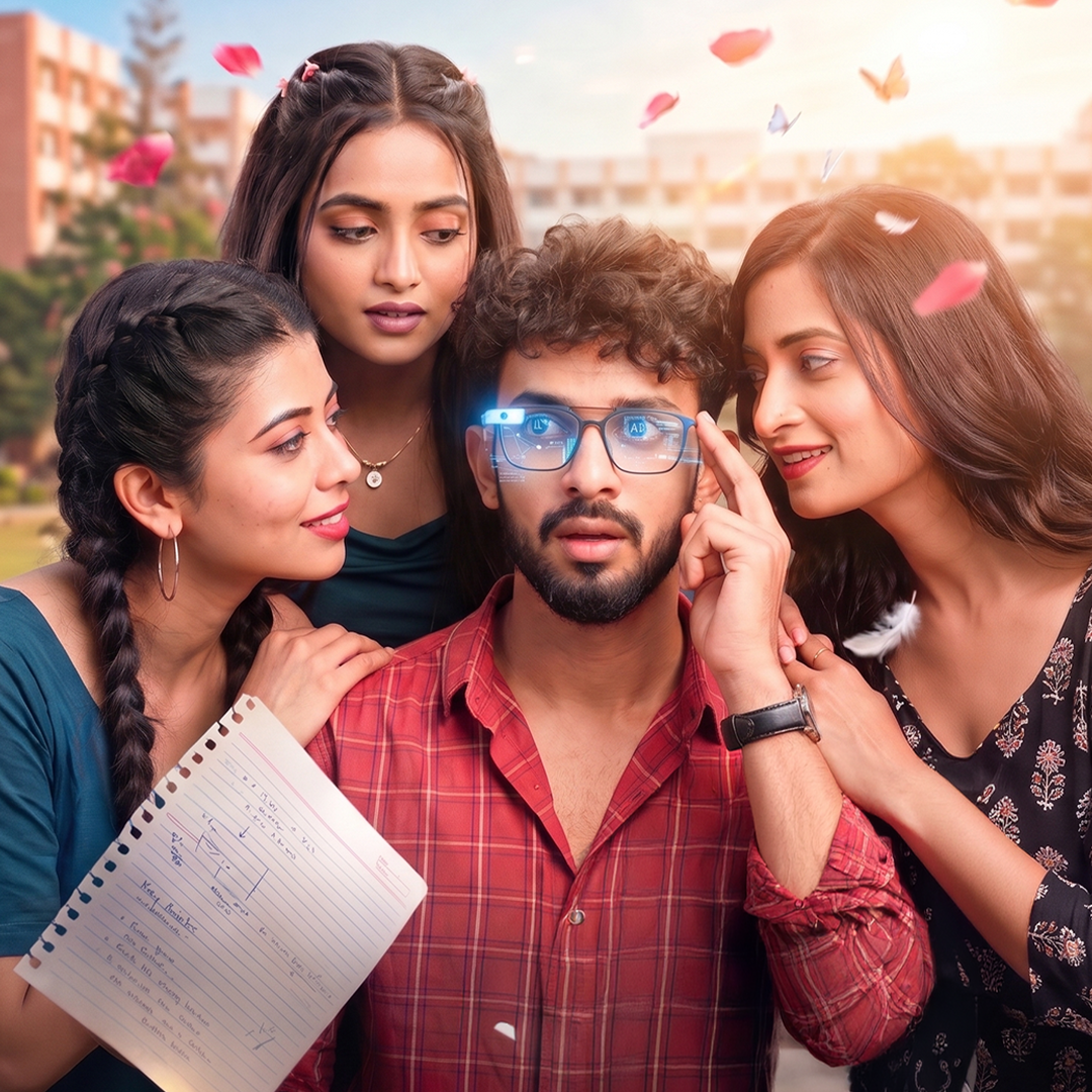 Lucky & Love birds poster