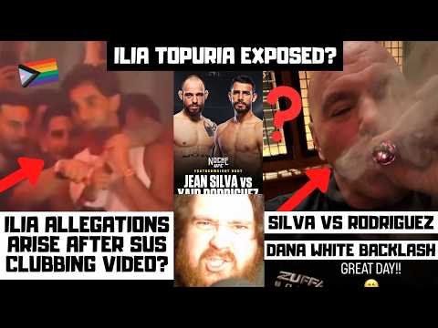 Ilia Topuria EXPOSED At a Club? Dana White MAJOR BACKLASH? Silva vs Rodriguez? My Reaction background