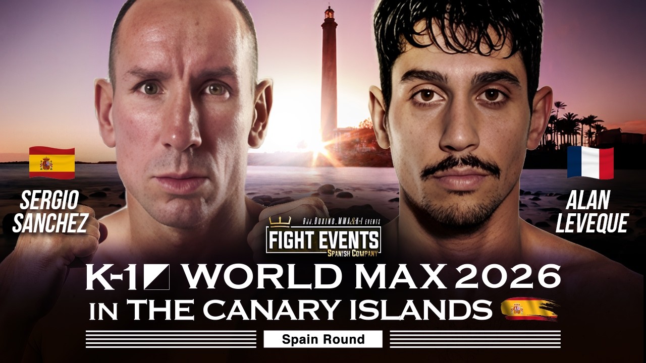 【SEMIFINAL①】Sergio Sanchez vs Alan Leveque | K-1 WORLD MAX-70kg TOURNAMENT IN CANARY ISLANDS background