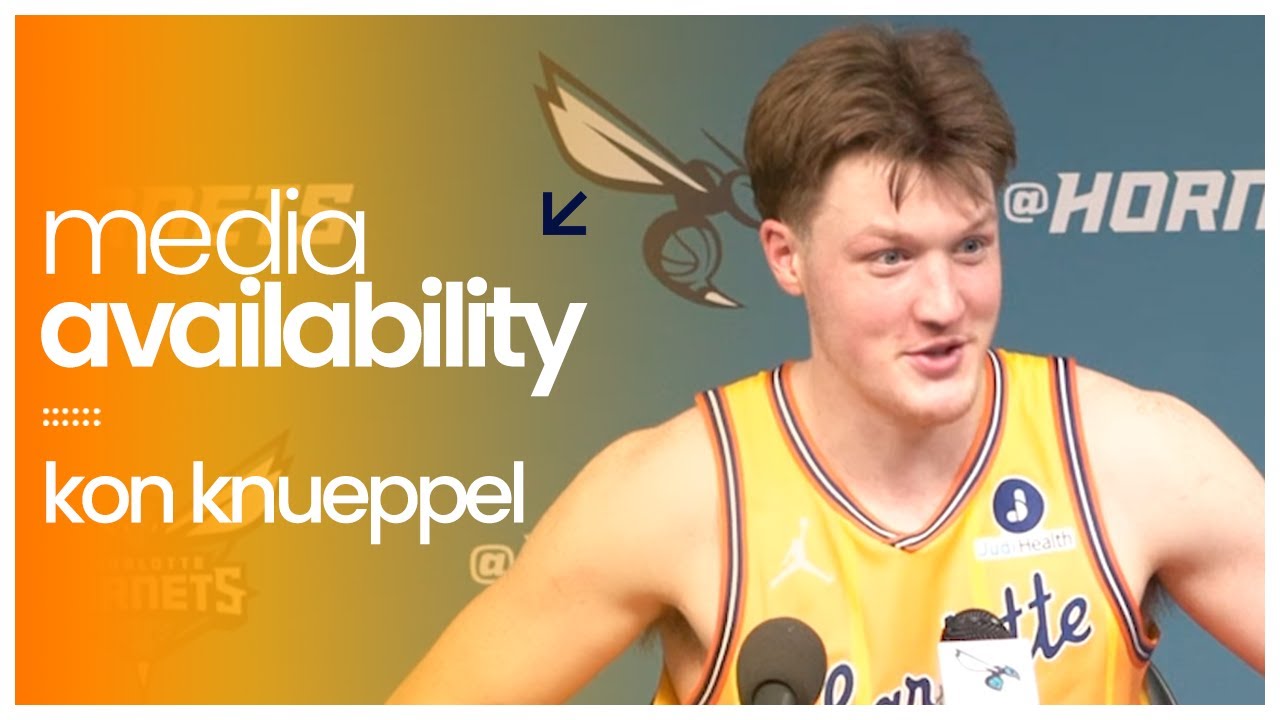 Hornets vs Warriors: Kon Knueppel Postgame Media Availability | 12/31/2025 background