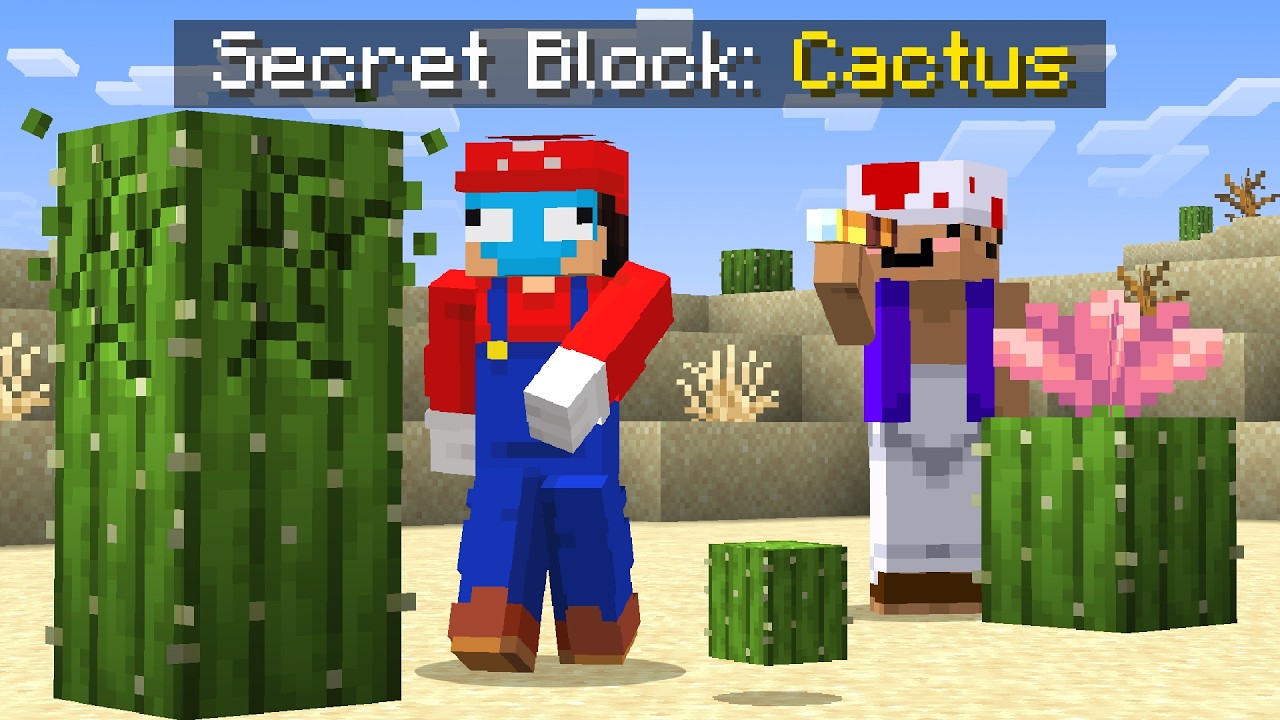Get Your Secret Block, You Win in Minecraft...