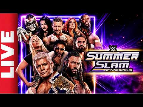 🔴 WWE SUMMERSLAM Minnesota Live Stream - Full Show Watch Along | Roman Reigns vs Seth Rollins