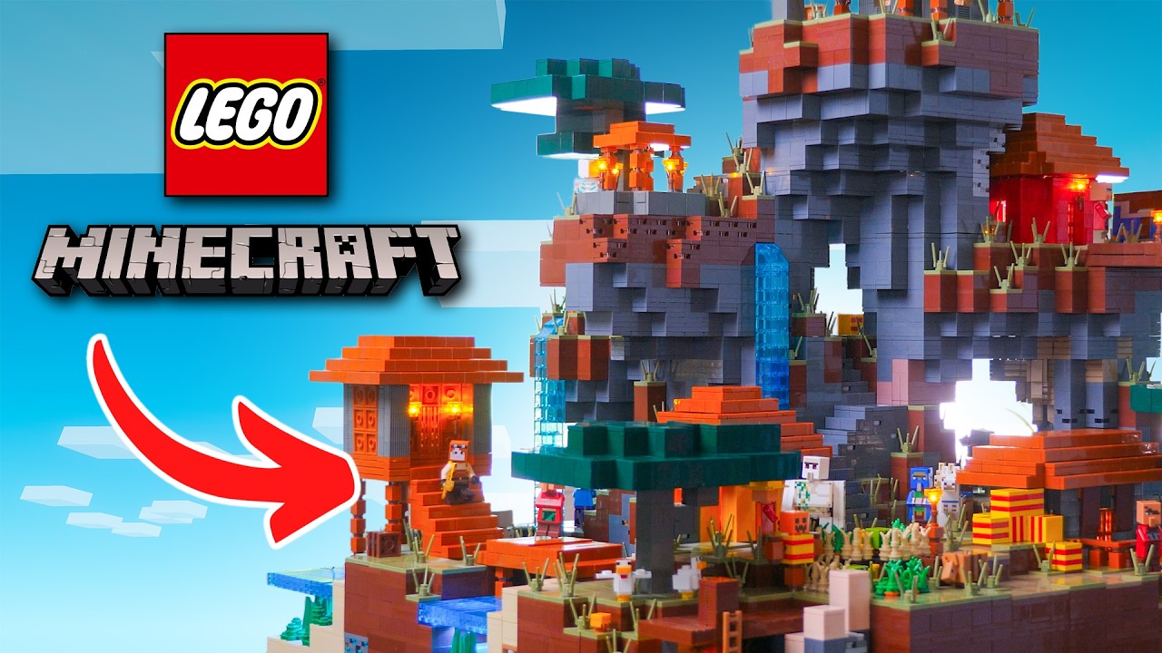 I Built the ULTIMATE LEGO Minecraft Village