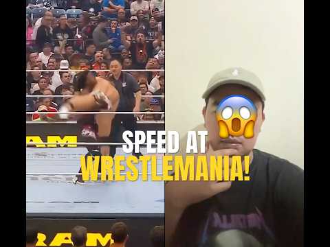 IShowSpeed DEBUTS In WWE WrestleMania Ring! π±π₯ #Shorts