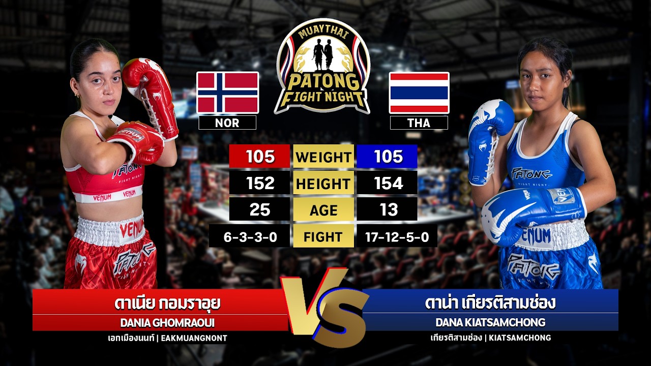 Dania Gho Mraui Eakmuangnon VS Dana Kiatsamchong Patong Fight Night Thursday, August 6, 2026
