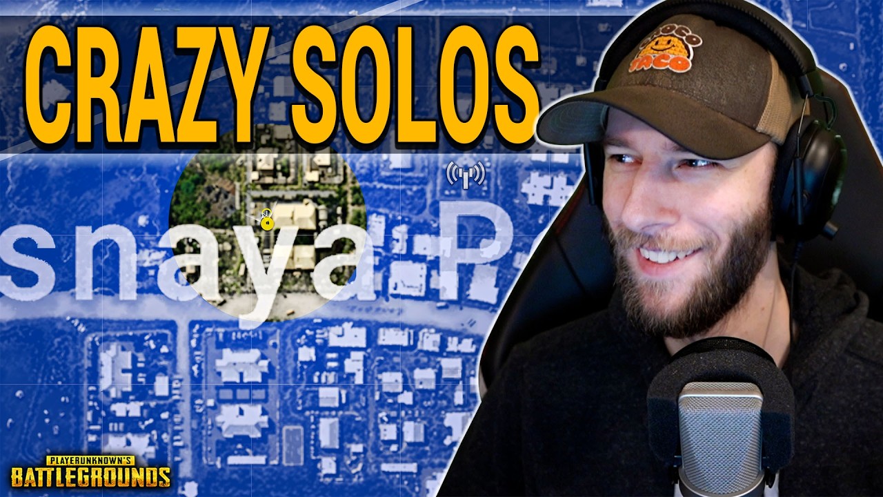 Insane AWM Snipes in a Wild, Wild Solos Game | chocoTaco PUBG Erangel Solo Duos Gameplay