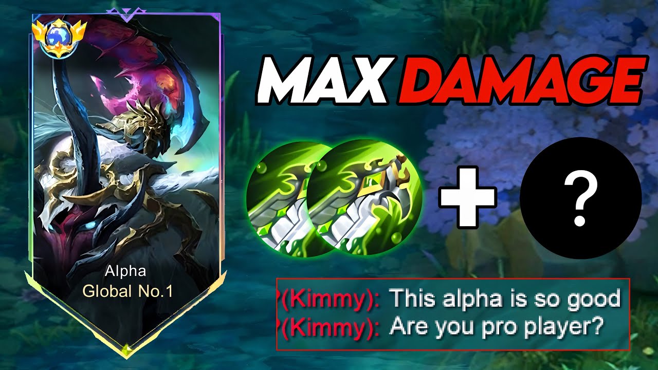 THIS MAX DAMAGE ALPHA BUILD INSTANTLY DELETES EVERYONE! 💀