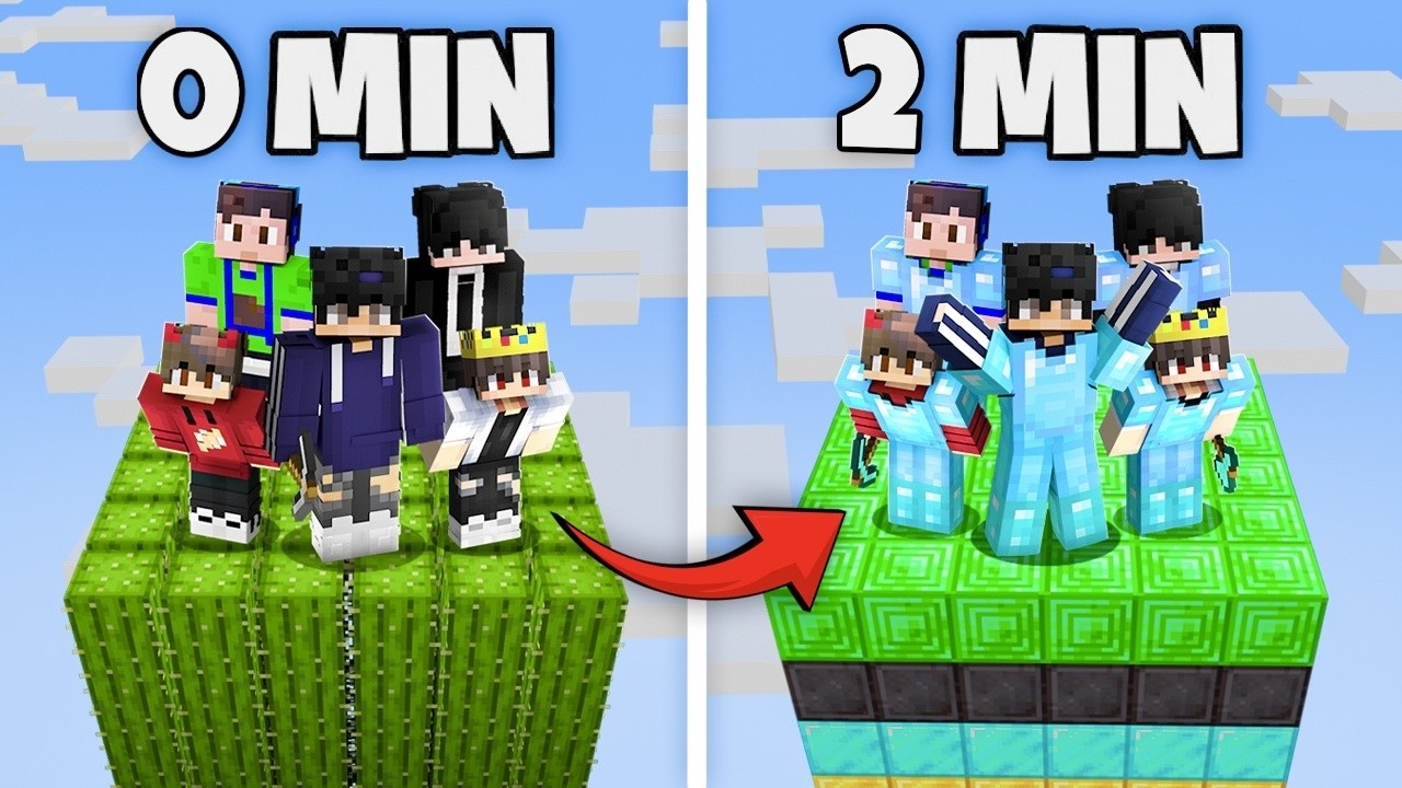 Minecraft But, Chunk Changes Every Minute...