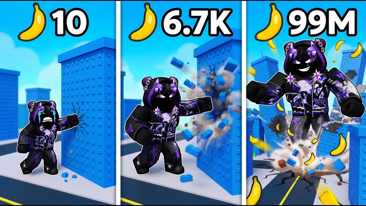 Starting Over with OP SECRET in +1 Banana Monkey Destruction! (Roblox)