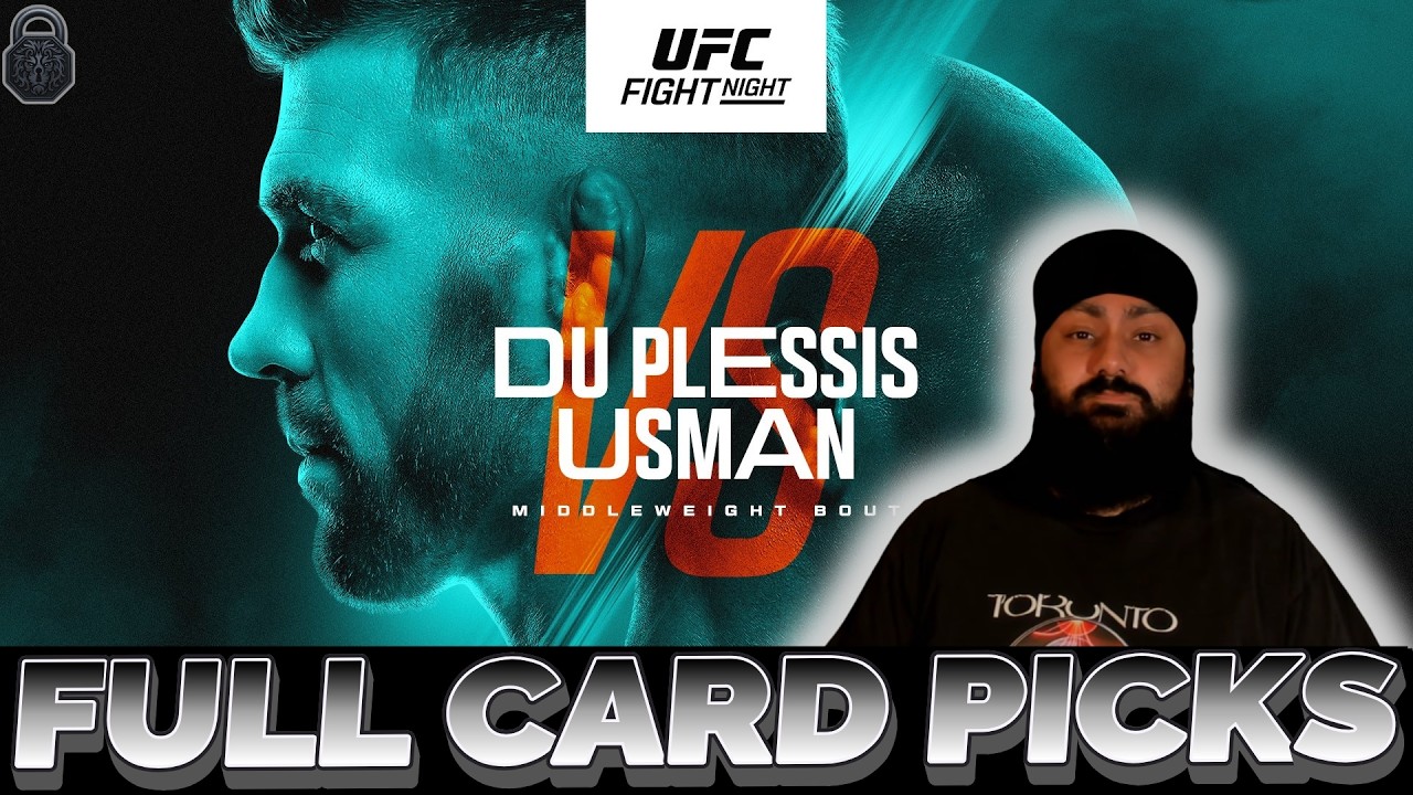 UFC Oklahoma City Full Card Picks & Predictions | Du Plessis vs Usman | The MMA Lock-Cast #388