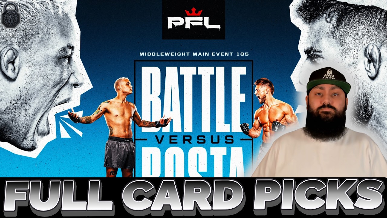 PFL Charlotte: Battle vs Rosta Full Card Picks & Predictions | The MMA Lock-Cast #395