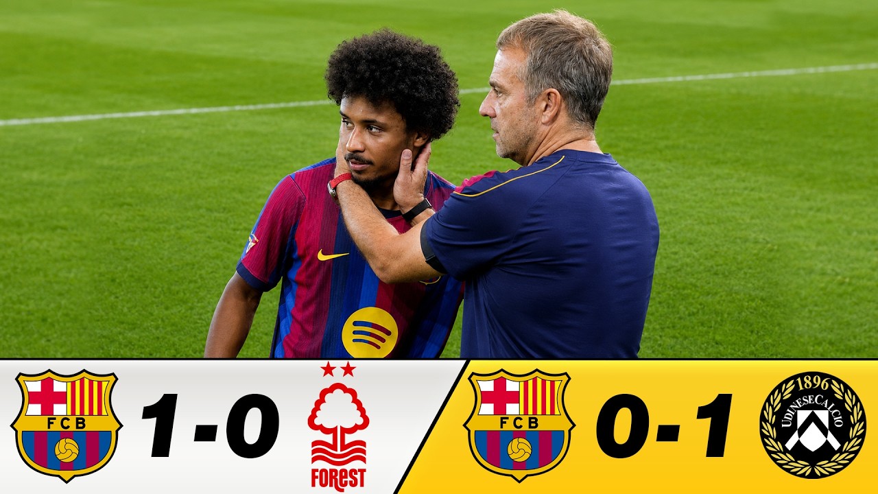Barcelona vs Nottingham Forest & Udinese 1-0 - All Goals & Highlights