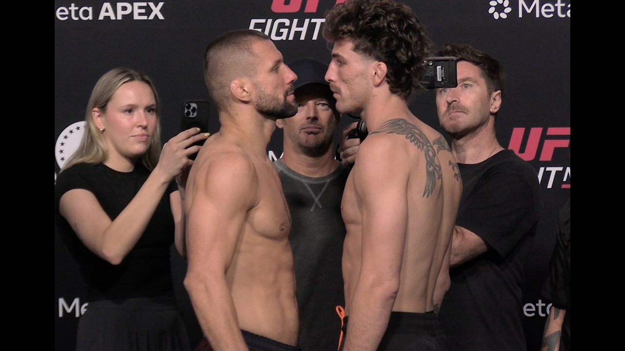 UFC Vegas 120 FACE-OFFS: Gamrot vs Salkilld background