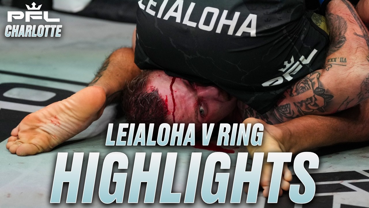 WHAT A SOLID SCRAMBLE!! 🫨 | Cheyden Leialoha vs. Robert Ring - Fight Highlights | PFL Charlotte