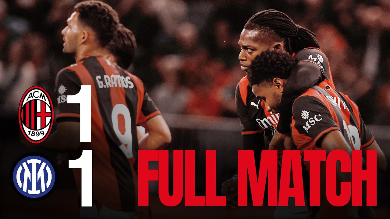 Milan-Inter 1-1 | Full Mach | Nkunku in gol nel Derby di Perth