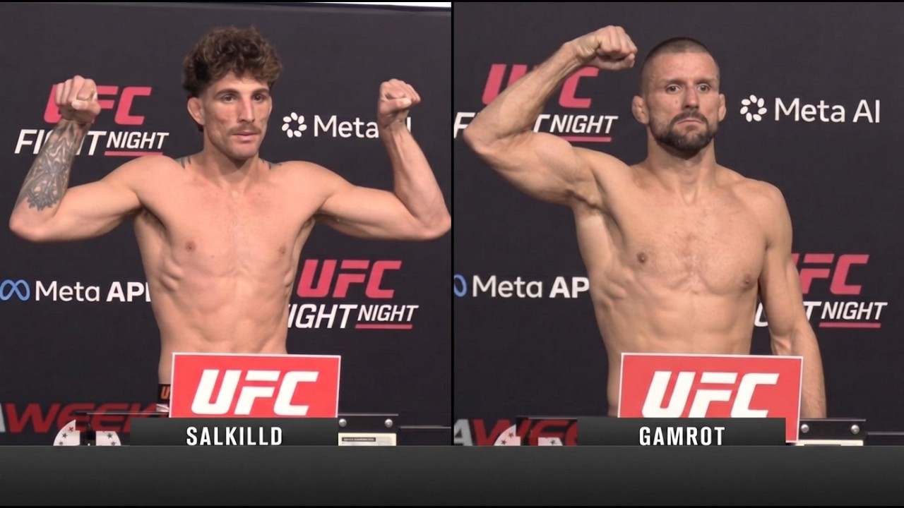 UFC Vegas 120 Weigh-Ins: Gamrot vs Salkilld