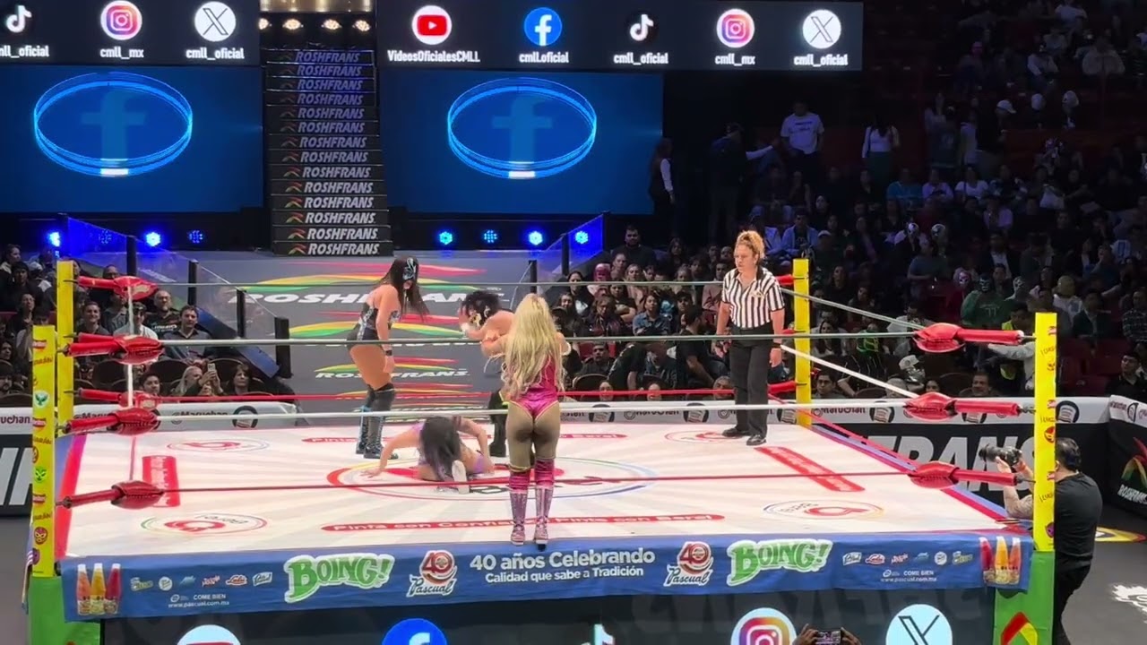 Verano CMLL: Kira y Tabata π Sanely y Candela