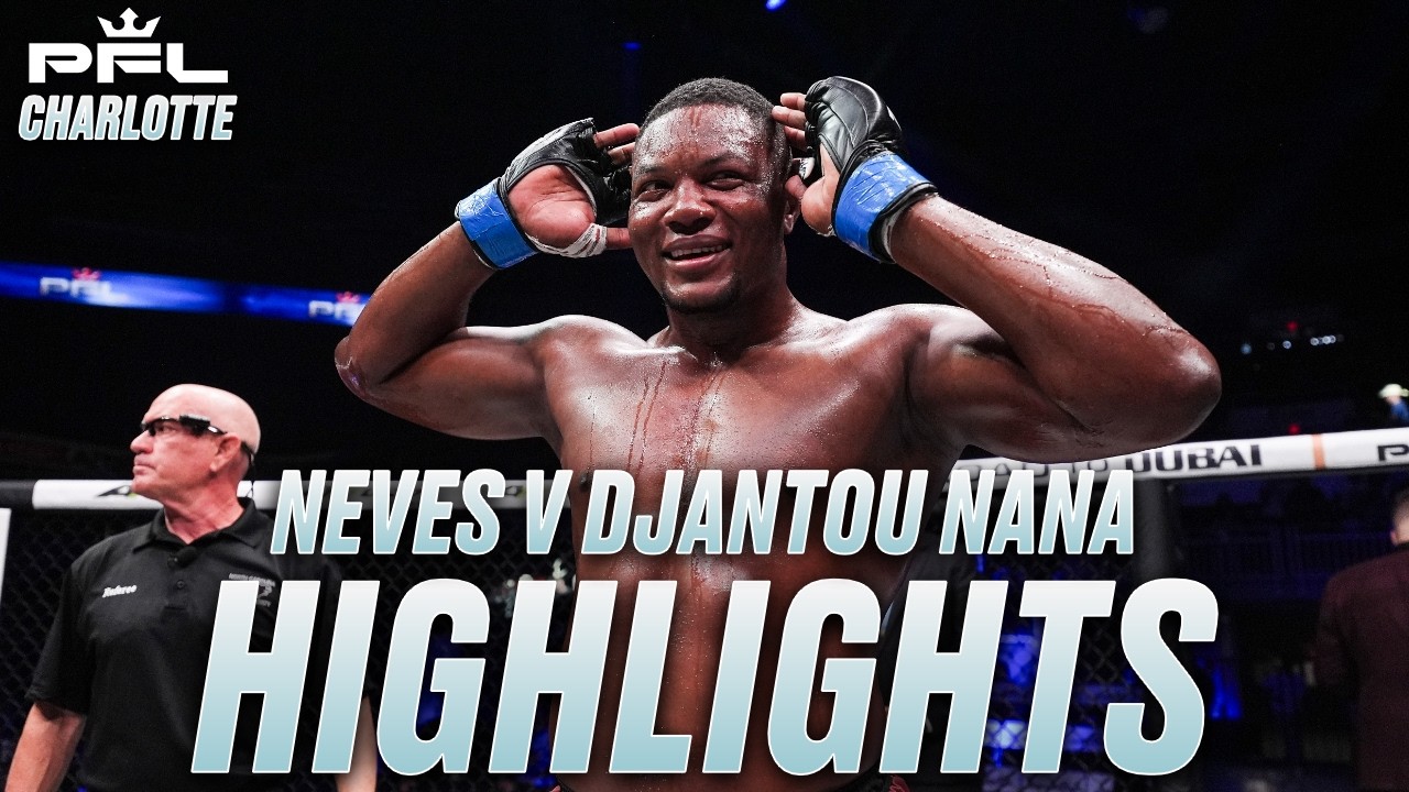 BEAUTIFUL DEATH TOUCH! 💀 | Eduardo Neves vs. Maxwell Djantou Nana - Fight Highlights | PFL Charlotte