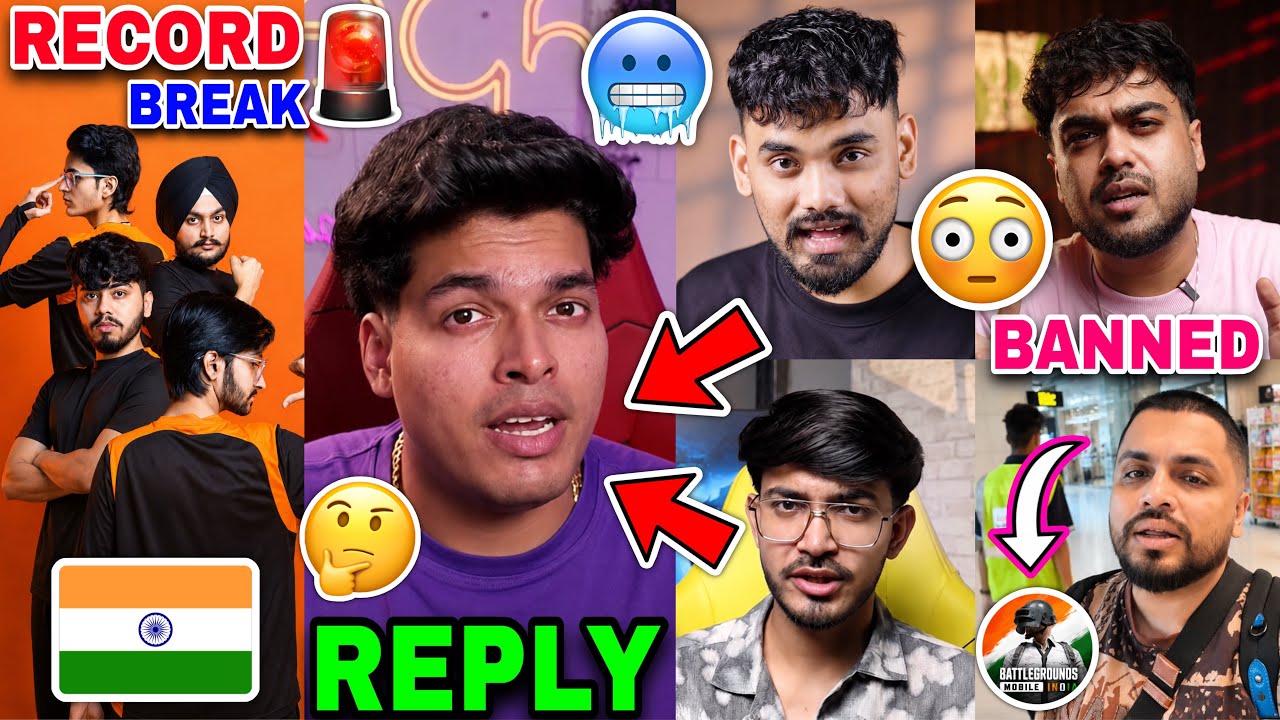 OMG ЁЯШ▒ JONATHAN Vs Scout- Manya & Admino Reply ЁЯе╢ Og Break Record- All Shocked ЁЯШ│ Sid & Mamba BGMI Ban