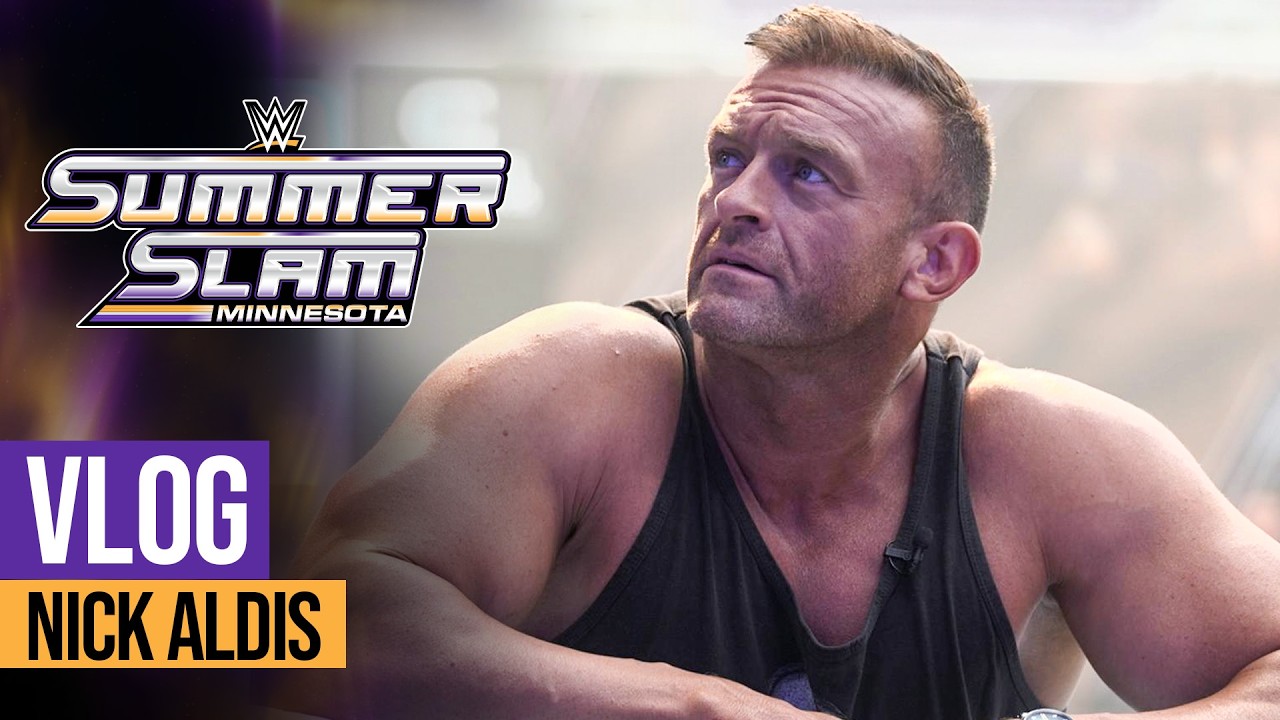 Nick Aldis prepares for emotional WWE in-ring debut: SummerSlam Vlog