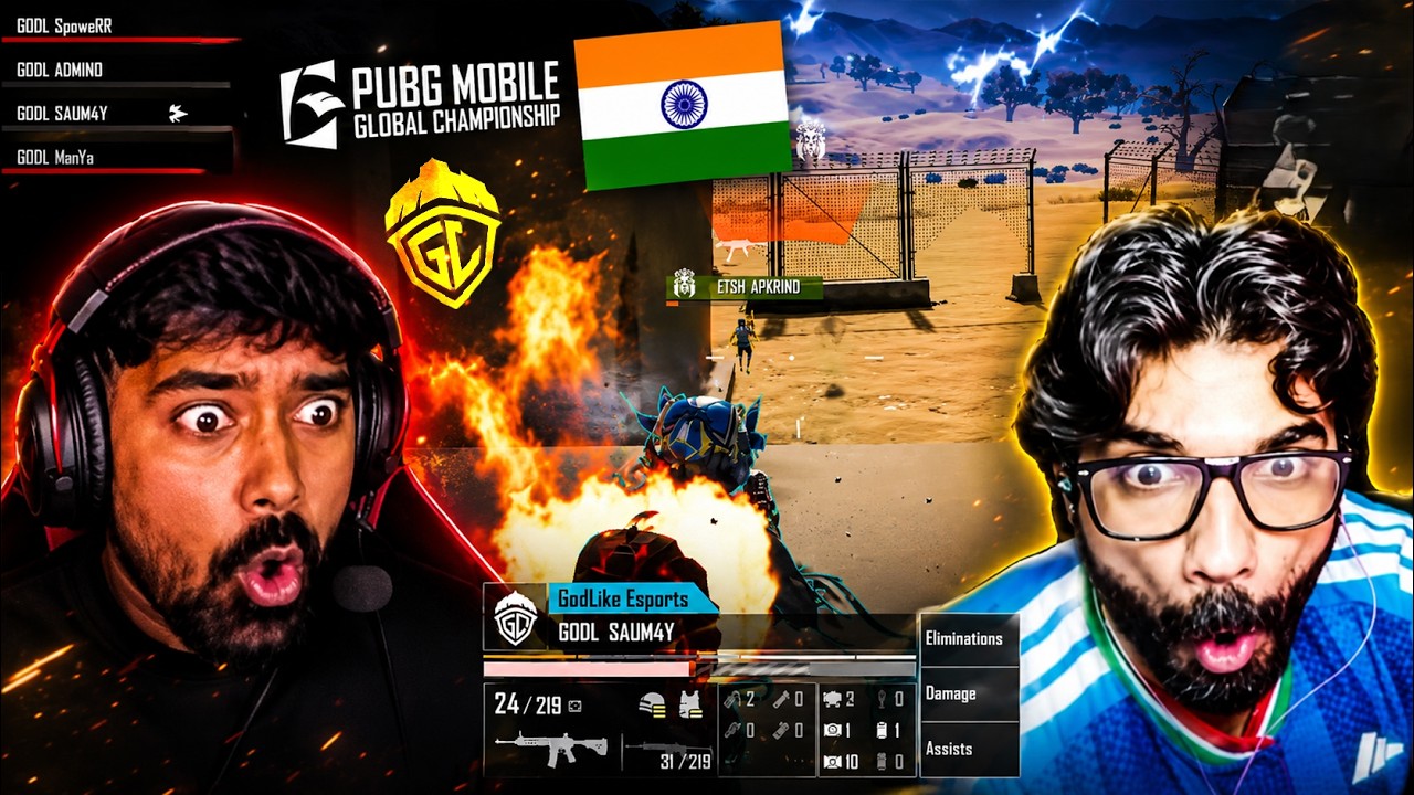 🇮🇳 GODLIKE UNSTOPPABLE at PUBG MOBILE WORLD CUP Ft. Snax, Neyoo