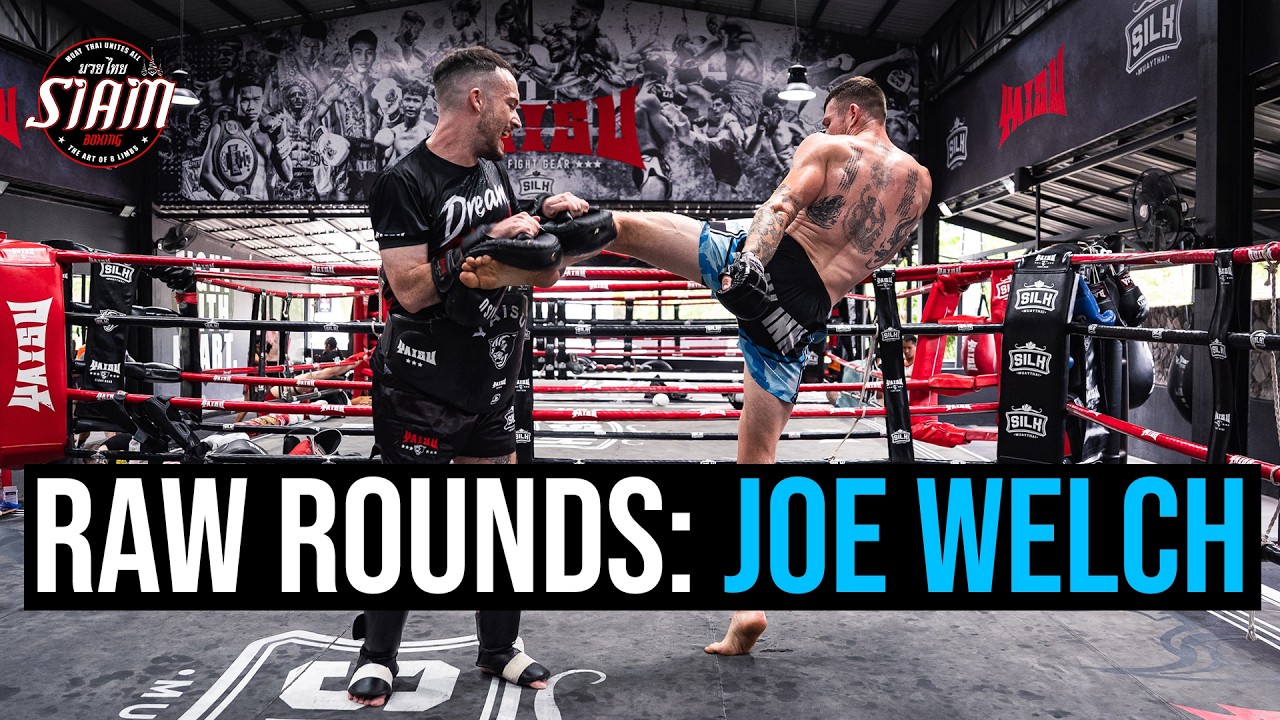 Raw Rounds: Joe Welch - Muay Thai Pad Work | Siam Boxing