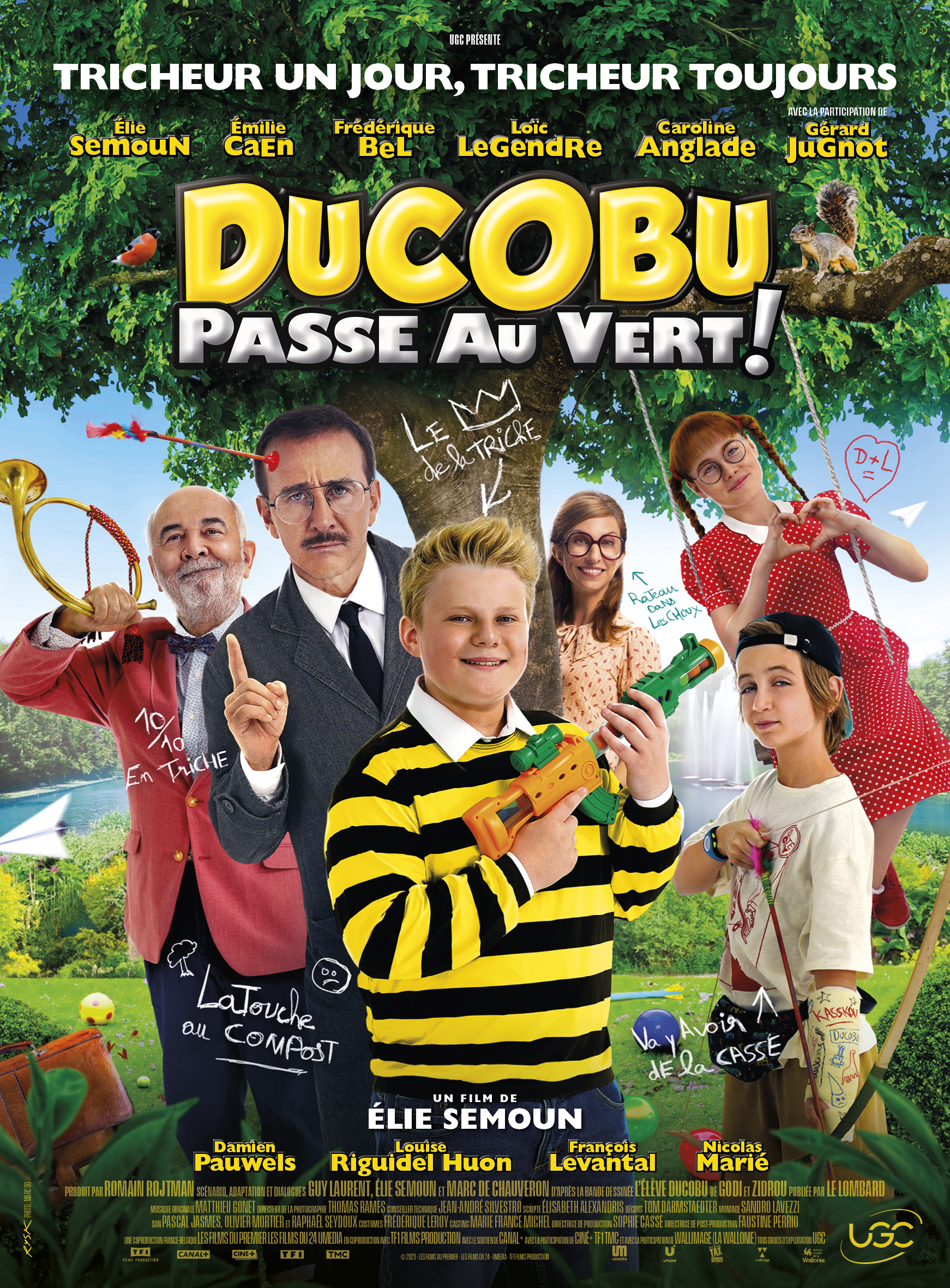 Ducobu passe au vert! background