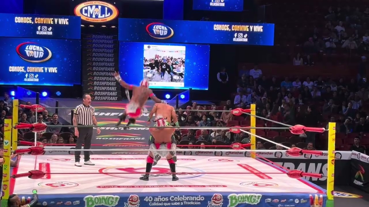 Verano CMLL: Aéreo y Acero 🆚 Minos I y Minos II