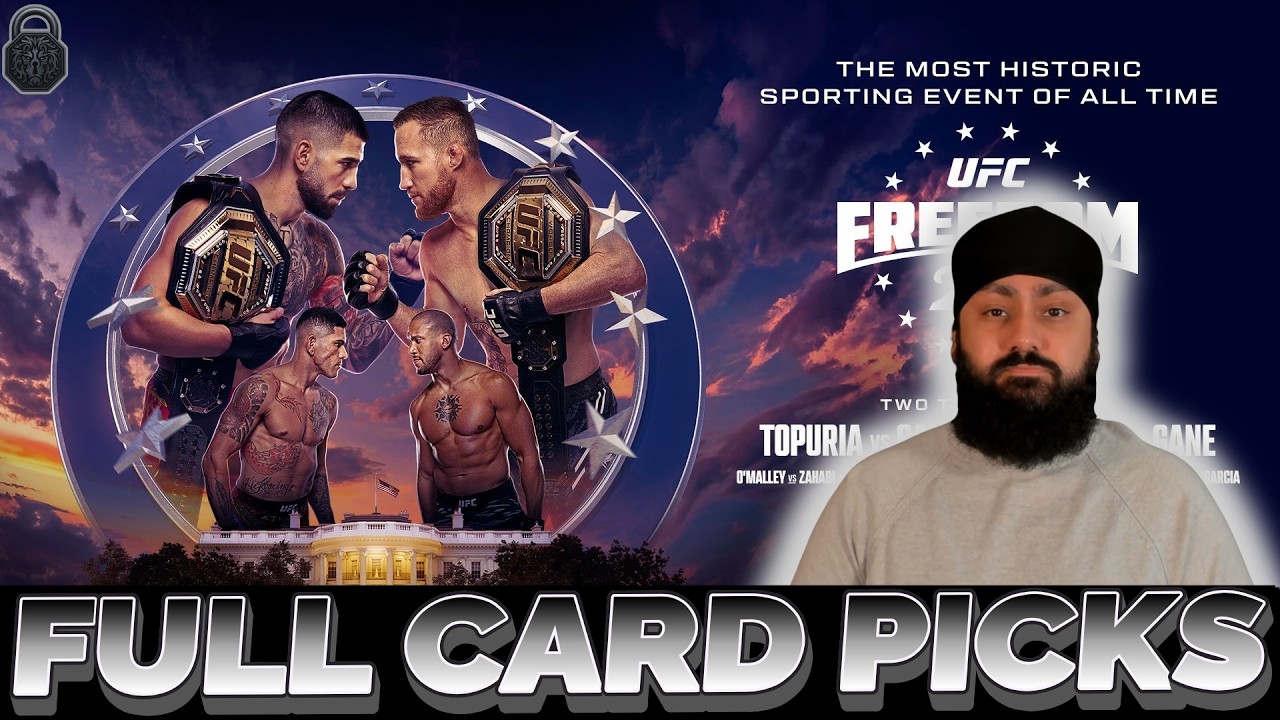 UFC Freedom 250 Full Card Picks & Predictions | Topuria vs Gaethje | The MMA Lock-Cast #383