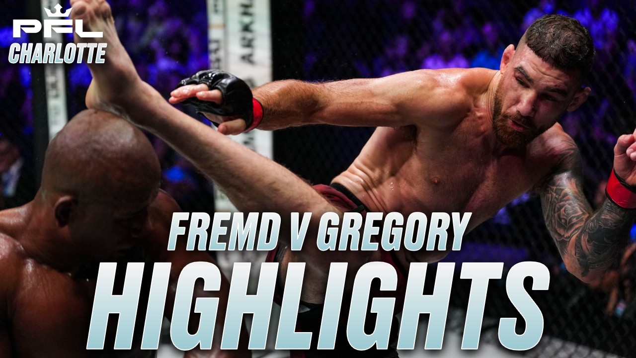 "Don't Get Too Comfortable" ЁЯе╡ Josh Fremd vs. Jhony Gregory - Fight Highlights | PFL Charlotte