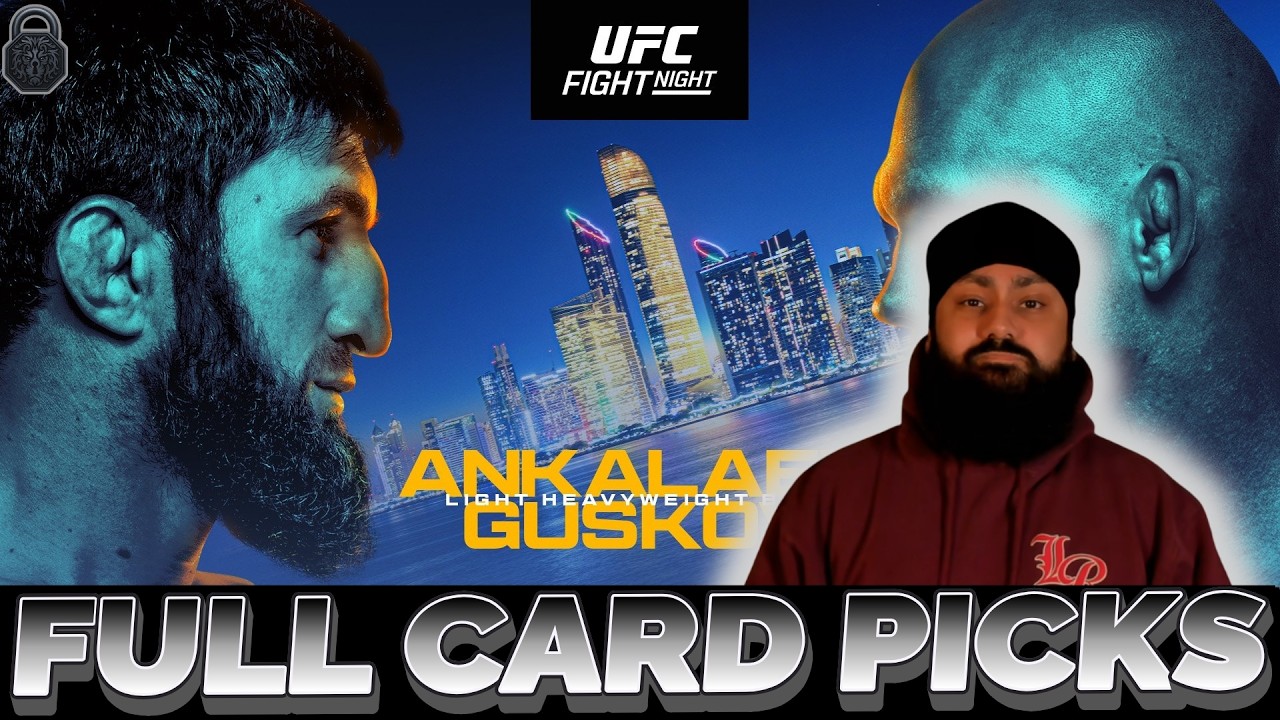 UFC Abu Dhabi Full Card Picks & Predictions | Ankalaev vs Guskov | The MMA Lock-Cast #390