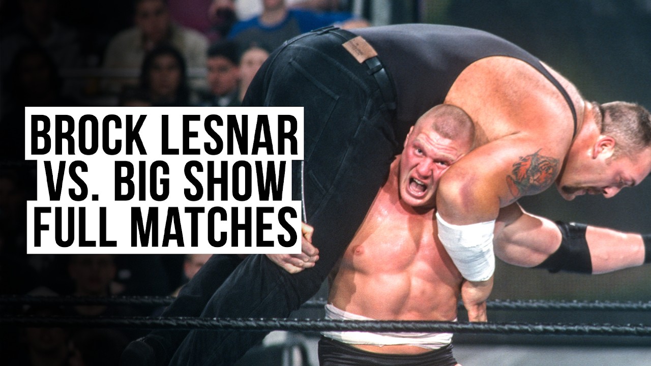 Brock Lesnar vs. Big Show full matches | Hard-hitting, ring-breaking battles