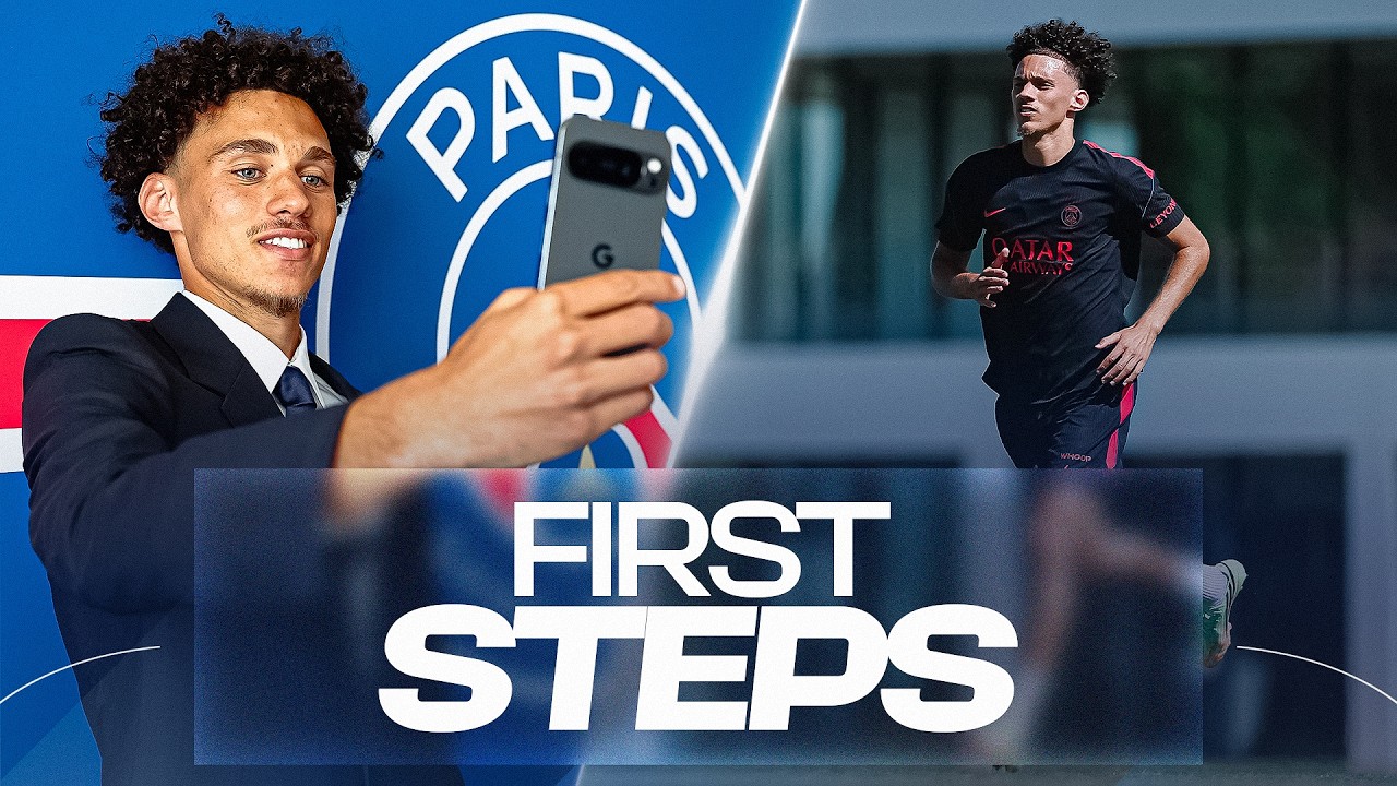 Les premiers pas d'AKLIOUCHE à Paris ! ❤️💙