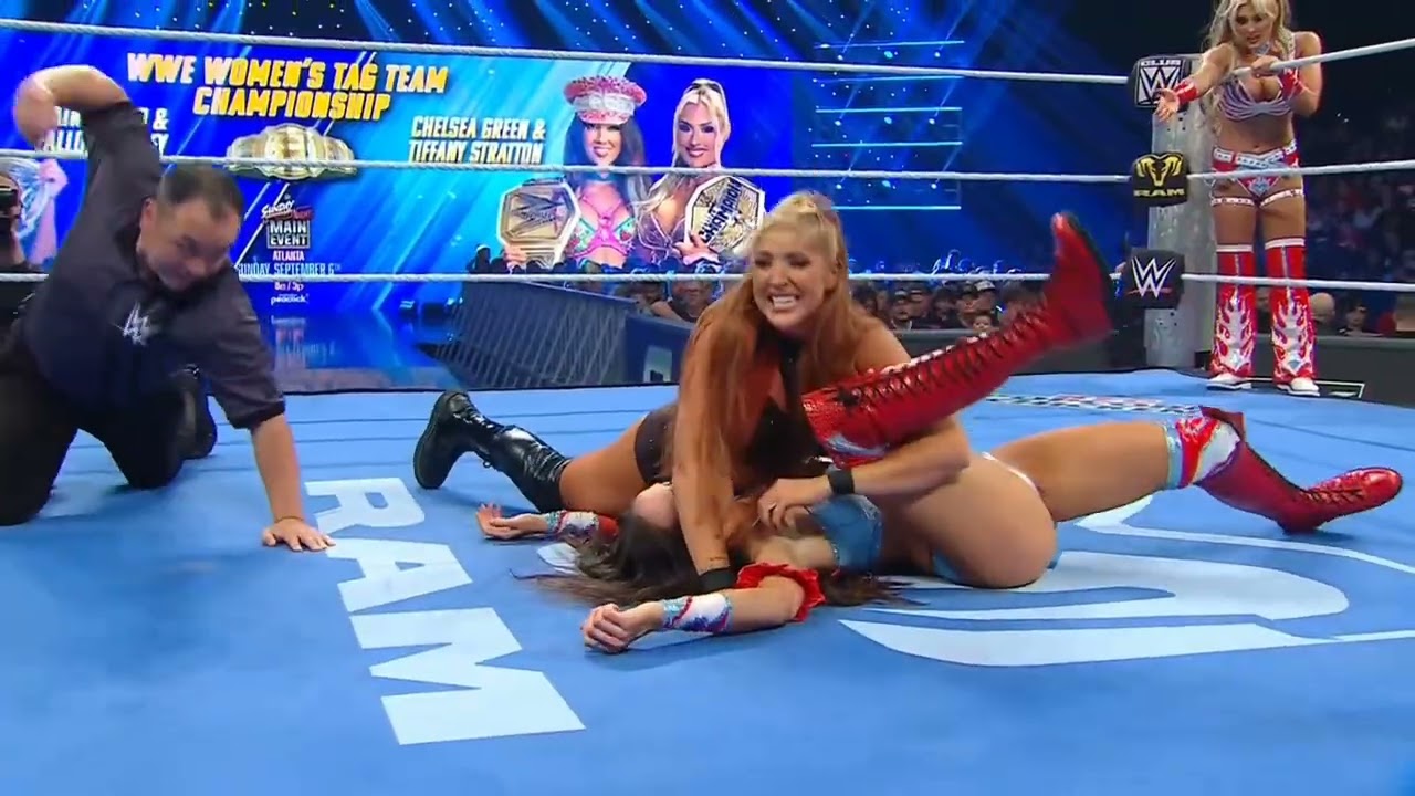 WWE SMACKDOWN CHELSEA GREEN & TIFFANY STRATTON VS FATAL INFLUENCE 08/07/26