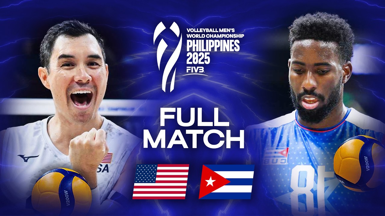 USA πΊπΈ vs. Cuba π¨πΊ - Men's World Championship 2025 | Full Match