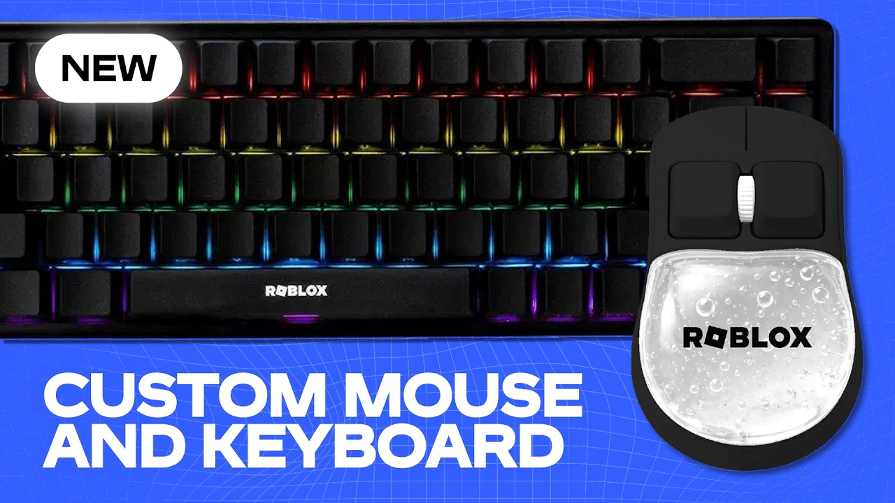 I tested the new Roblox keyboard and mouse so you don't have to background