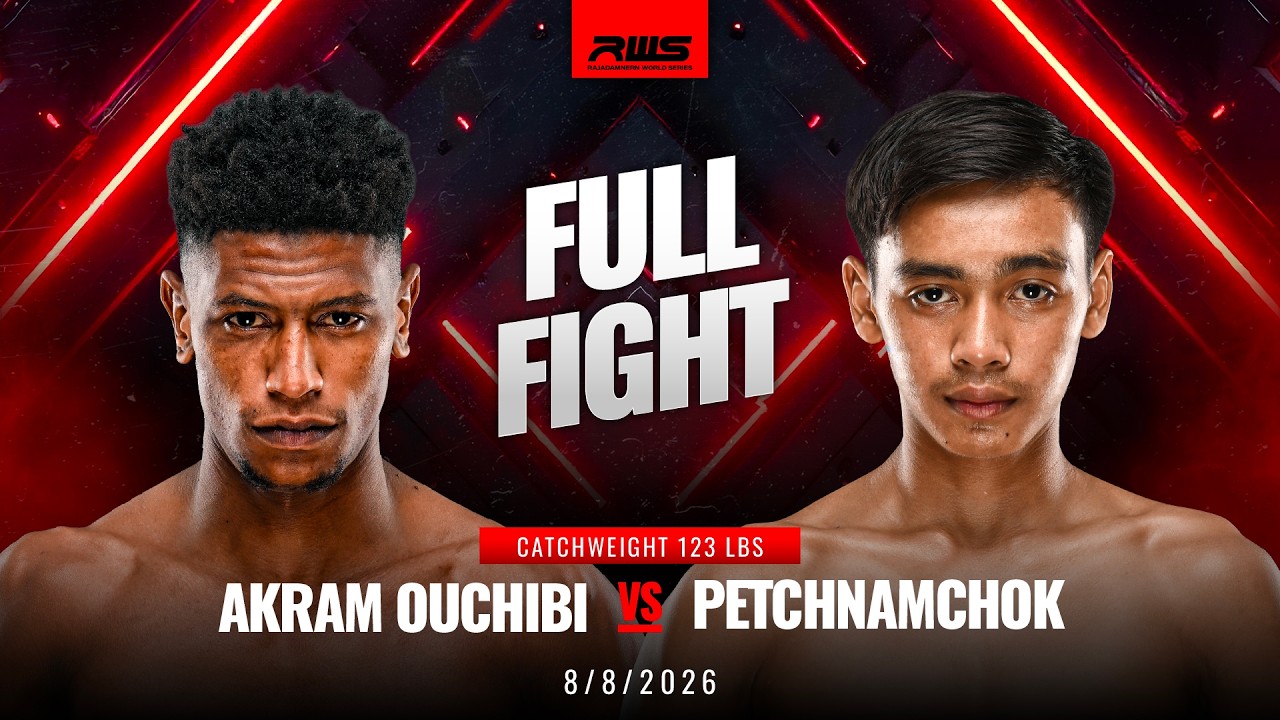 Full Fight l Akram Ouchibi vs Petchnamchok l อัคราม อูชิบี่ vs เพชรนำโชค l RWS