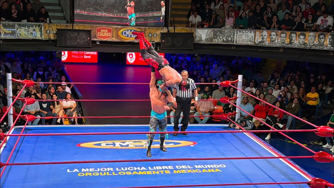Sábado de Coliseo lucha estelar: El Bandido y Titán 🆚 Templario y El Clon