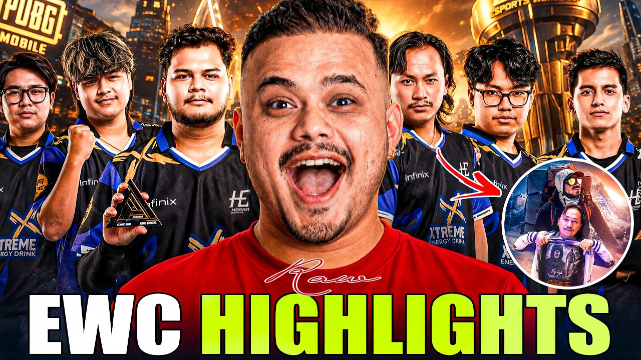 PUBG MOBILE EWC RAW HIGHLIGHTS 2026 @cr7horaaYT