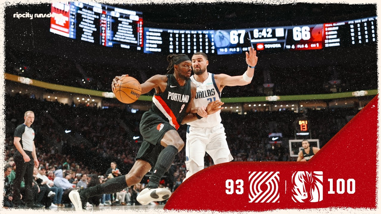 Portland Trail Blazers 93, Dallas Mavericks 100 | Game Highlights | March 27, 2026