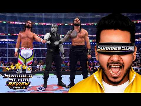 Shield Reunite | WWE Summerslam Night 2 | Hindi Review background