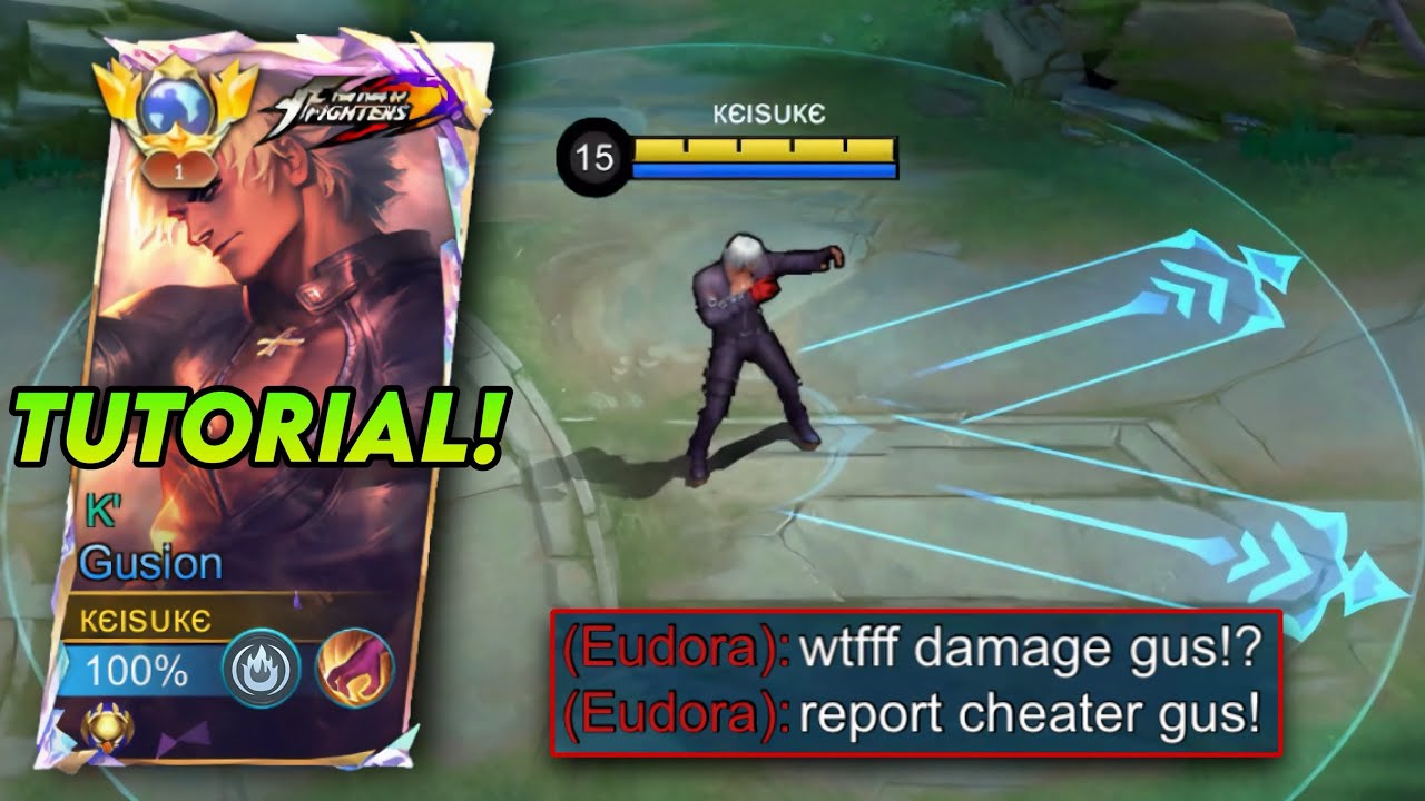 GLOBAL GUSION BEST META BUILD & COMBO!! (MUST WATCH!) - Mobile Legends background