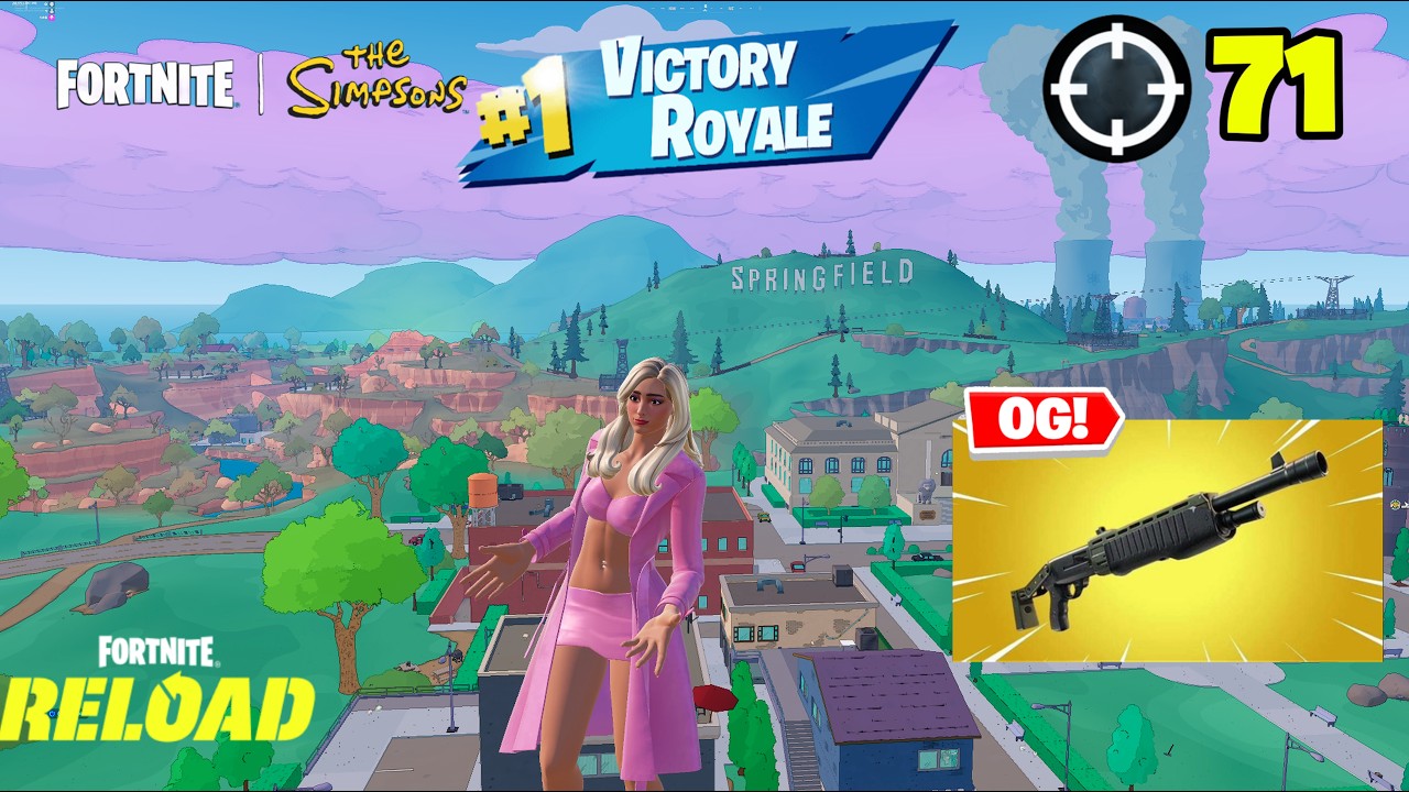 Fortnite Simpsons Reload | *NEW* ADDISON RAE SKIN | High Kill Gameplay | PS5 Controller