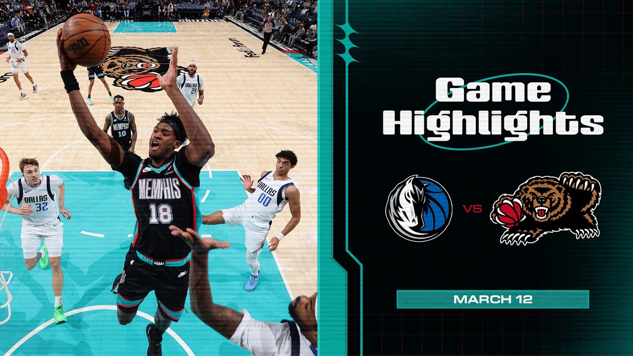 Memphis Grizzlies Highlights vs. Dallas Mavericks background