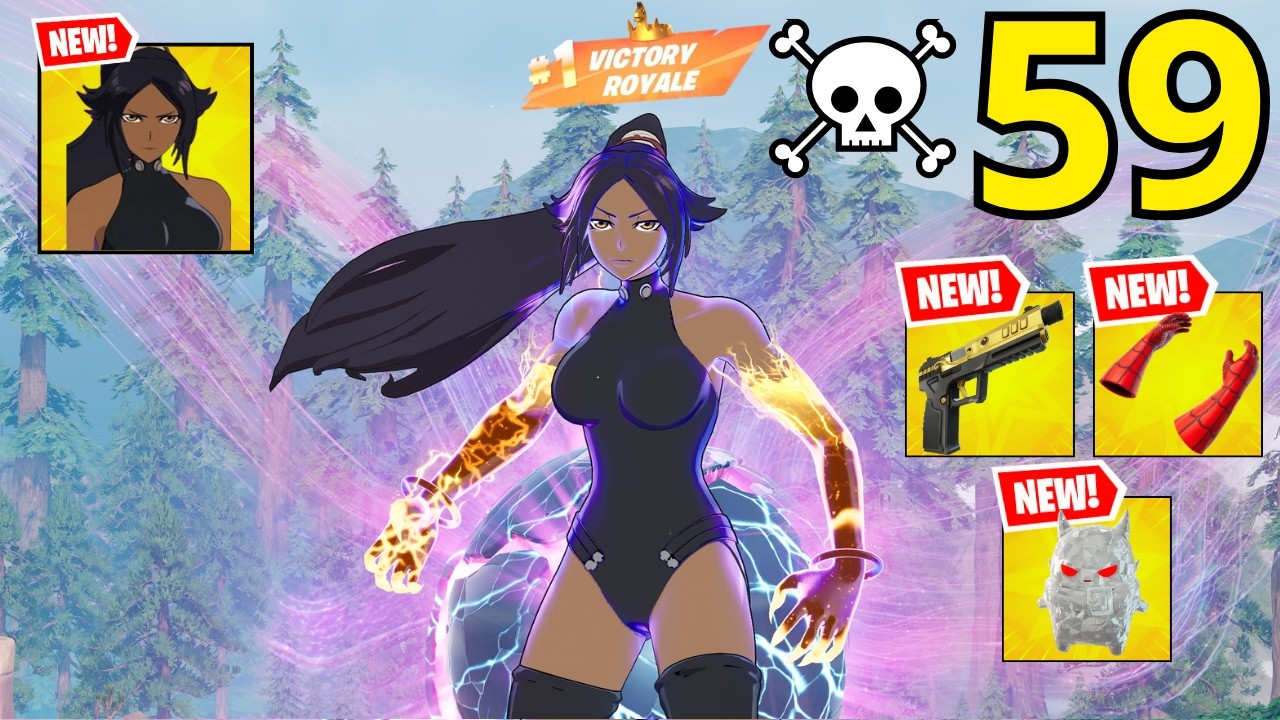 YORUICHI SHIHOIN (Bleach) Gameplay Wins Zero Build (NEW FORTNITE CHAPTER 7 SEASON 3) background