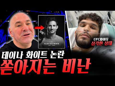 UFC현역 파이터 심각한 건강 상태, 침통한 팀 슈트 박스 엄청난 비난을 받고 있는 UFC 데이나 화이트의 포스팅, 스파링 중인 샤브캇, 비건 식단을 홍보한 이안 개리 background