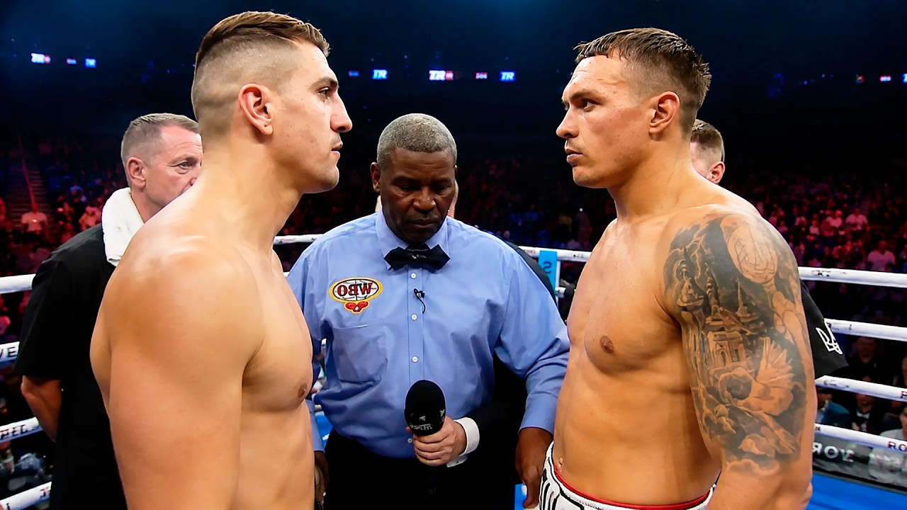 Marco Huck (Germany) vs Oleksandr Usyk (Ukraine) | KNOCKOUT, BOXING fight, HD background