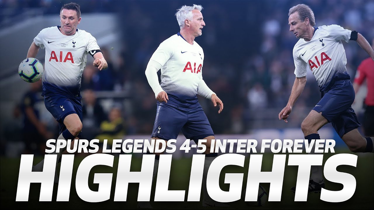 GOALS GALORE AT SPURS NEW STADIUM | HIGHLIGHTS | SPURS LEGENDS 4-5 INTER FOREVER